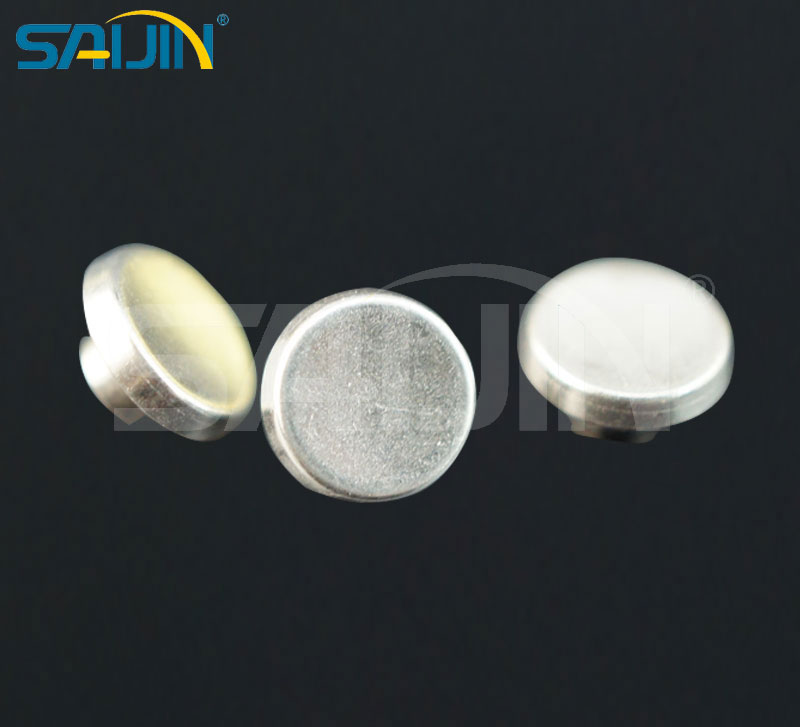 整體銀觸點(diǎn)電觸頭鉚釘開關(guān)配件凹面處理銀氧化錫AgSnO2銀氧化鎳AgNi 