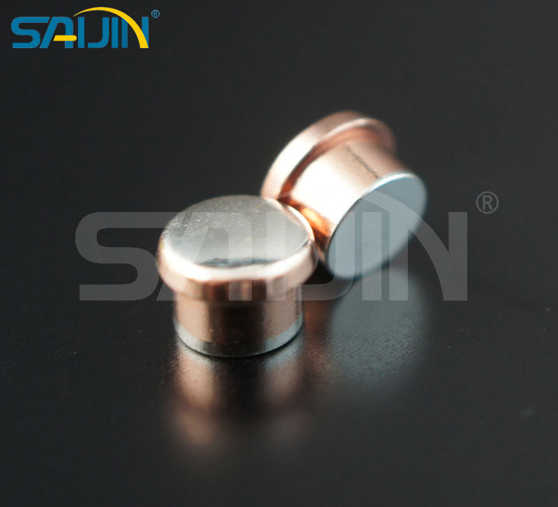 銀氧化錫銦AgSnO2In2O3/Cu/AgSnO2In2O3 三復(fù)合鉚釘觸點(diǎn)繼電器配件五金